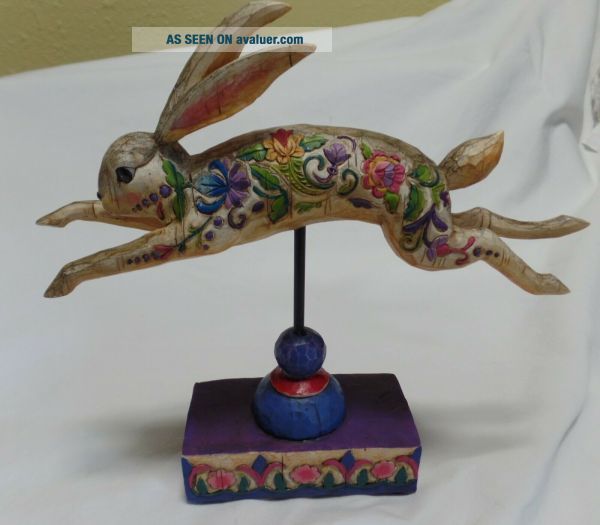 2003 JIM SHORE HEARTWOOD CREEK COUNTRYSIDE BUNNY 117147 RABBIT FIGURINE ...