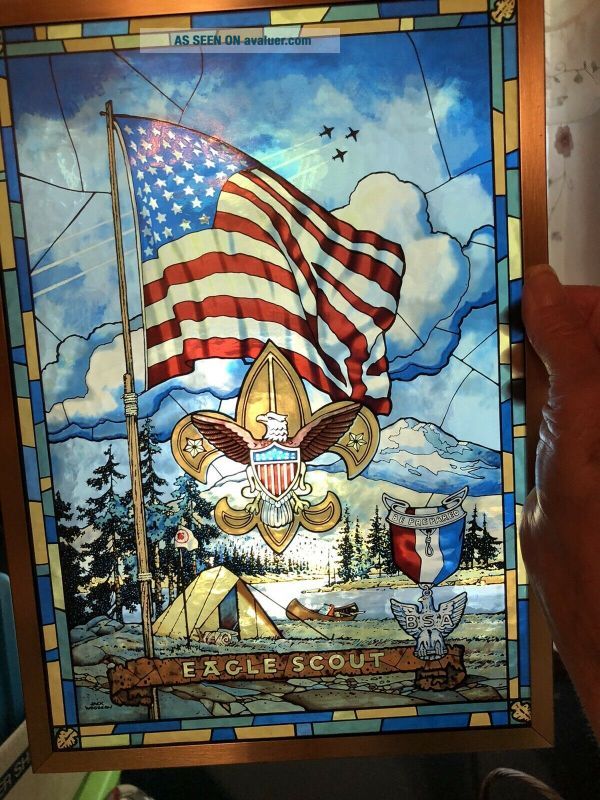 Eagle Scout Tableau Iconic Scouting Elements | #23950941