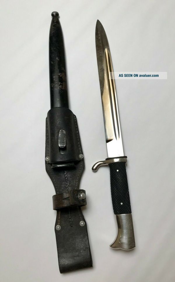 WW2 German K98 Dress Bayonet Fire Brigade/Police Puma Solingen Scabbard ...