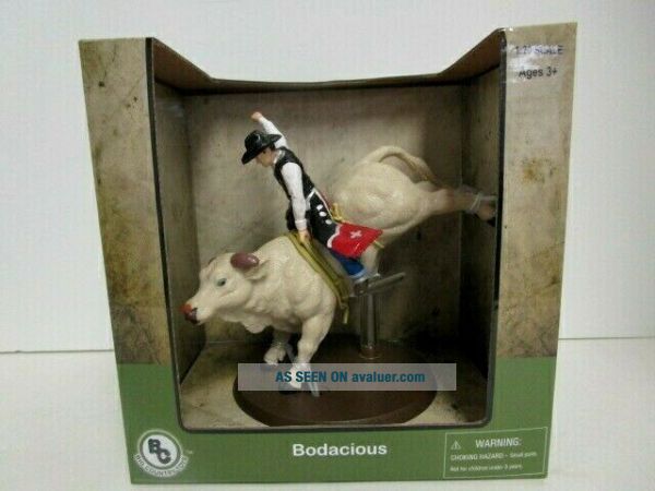 Big Country 1/20 Scale 1995 World Champion Bull Bodacious & Rider Toy ...