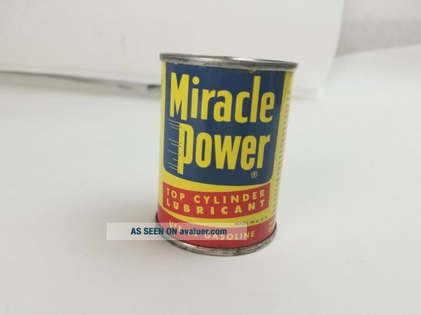 Vintage Miracle Power Lubricant Can (Full)