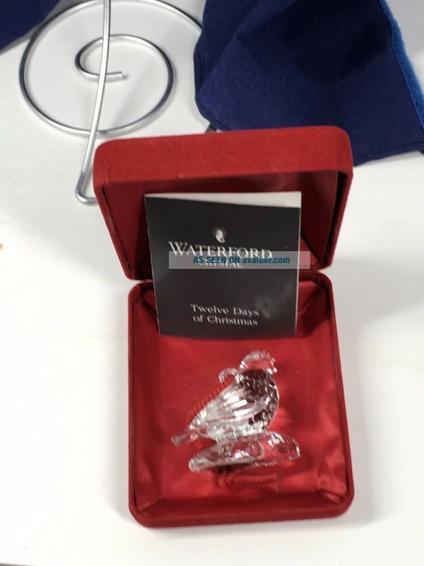 Waterford Crystal 1998 Calling Bird 12 Days Of Christmas Ornament ...