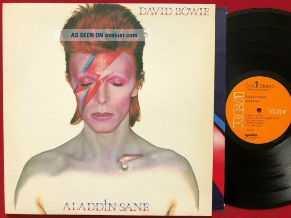 DAVID BOWIE ALADDIN SANE LP (1973) ORIG US 1ST PRESS GATEFOLD LSP 4852 ...