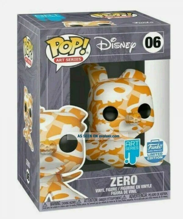 Funko Pop Art Series Disney Zero (Nightmare Before Christmas) Funkoween