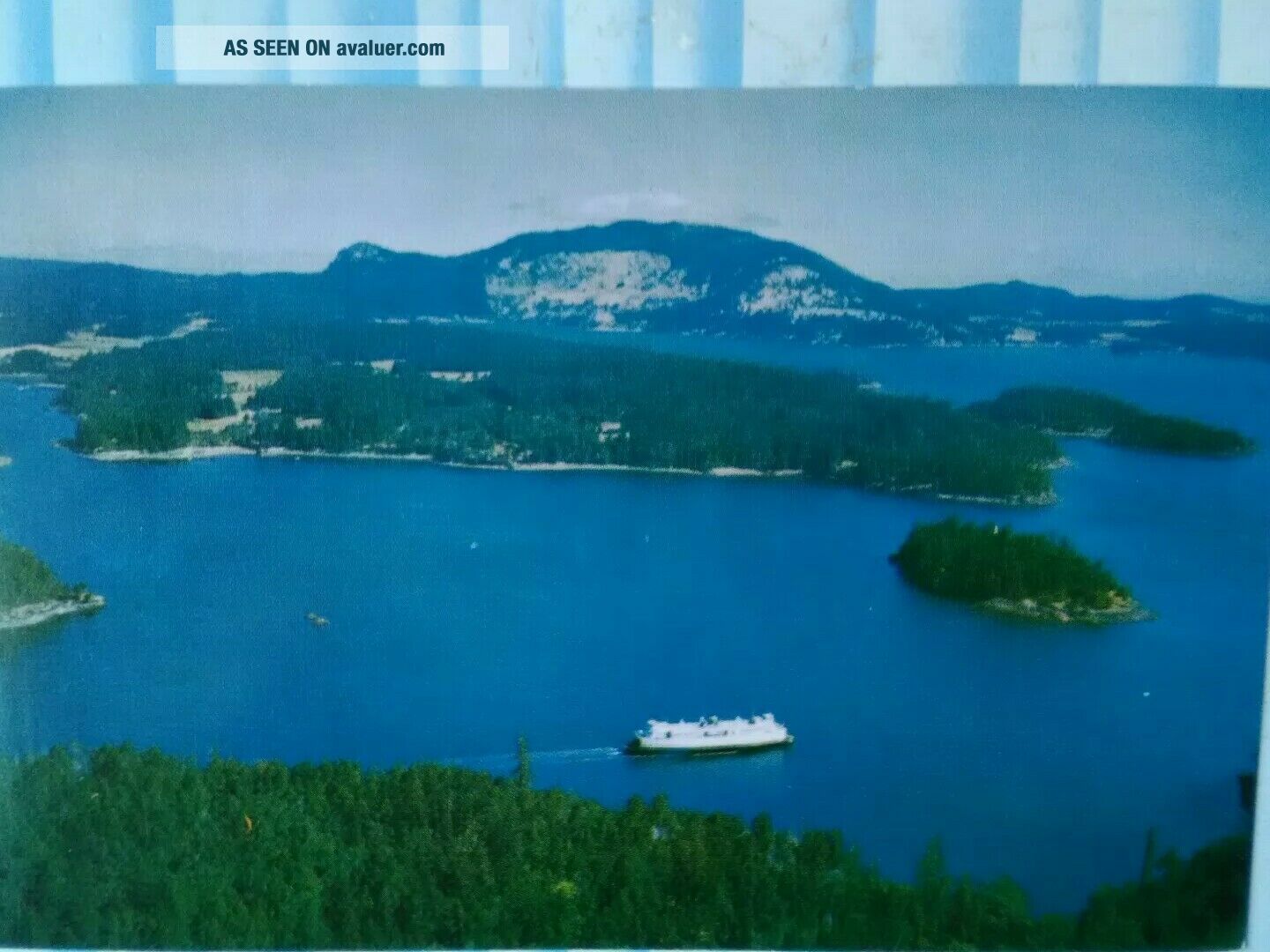 VINTAGE POST CARD PUGET SOUND FERRY THE SAN JUAN ISLANDS WASHINGTON ...