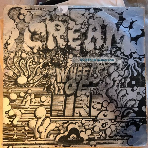 Cream Wheels Of Fire Double Vinyl Lp Polydor First Press