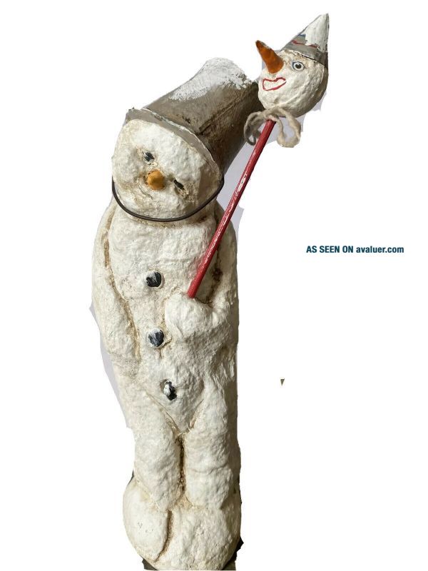DEBBEE THIBAULT LIMITED EDITION FOLK ART FIGURINE MR FROST SNOWMAN 338/ ...