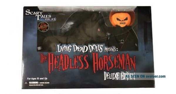 LIVING DEAD DOLLS_THE HEADLESS HORSEMAN With Horse And Glow - In - The ...