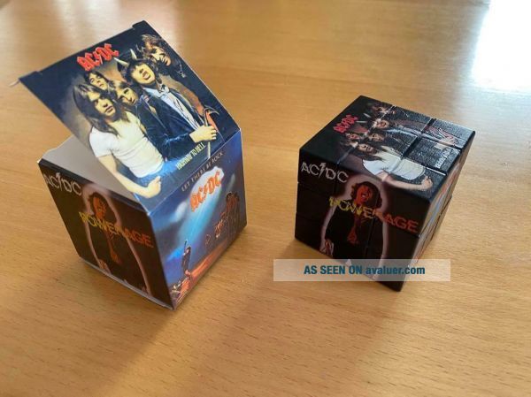 AC/DC Rubiks Cube And Presentation Box. | #36405401