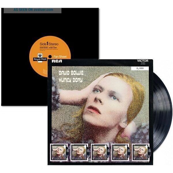 2017 David Bowie Hunky Dory Limited Edition Fan Sheet. Unmounted ...