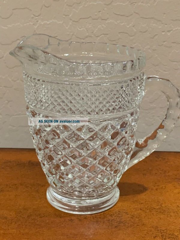 Anchor Hocking Wexford Clear Glass 1 Pint Creamer / Pitcher VINTAGE ...