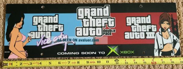 GRAND THEFT AUTO Double Pack GTA 3 et Vice City Original Xbox EUR 17,77