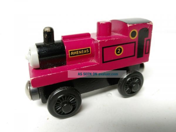 RHENEAS The Train Engine Thomas Wooden Railway Train Toy | #36878024