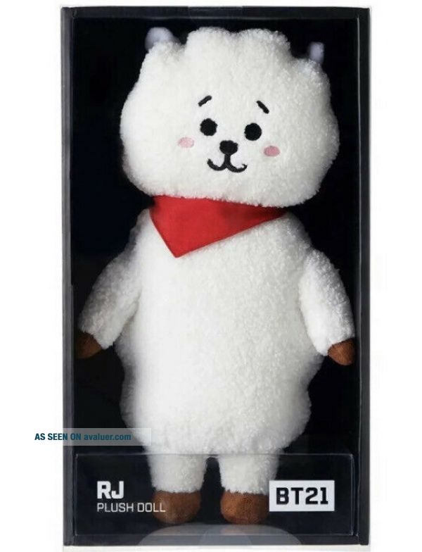 NIB Official BT21 BTS Line Friends Jin RJ Standing Plush Doll | #38719408