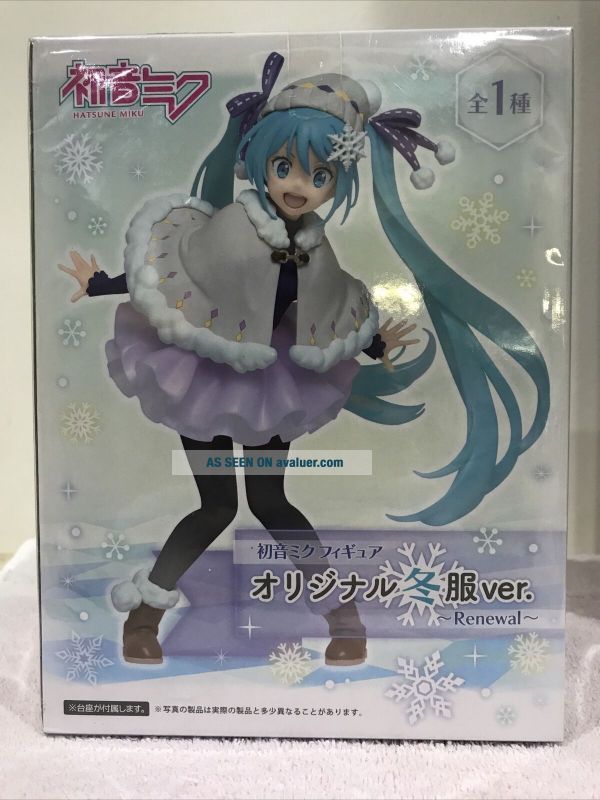 Vocaloid Hatsune Miku Winter Clothes Ver Renewal Taito Anime Figure ...