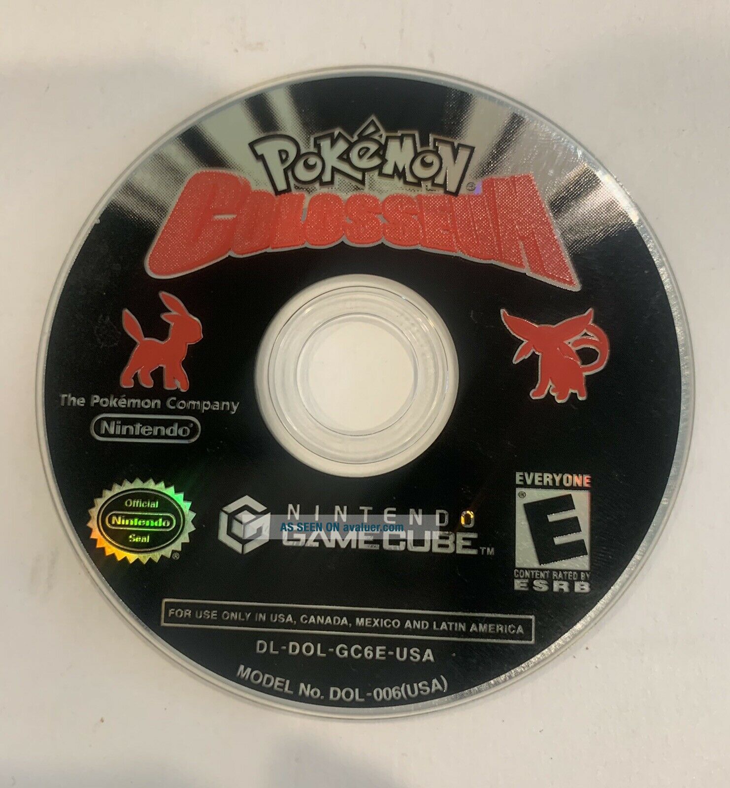 Gamecube Generic Disc Pokemon Colosseum (Nintendo GameCube, 2004) AUTHENTIC RARE DISC ONLY ...