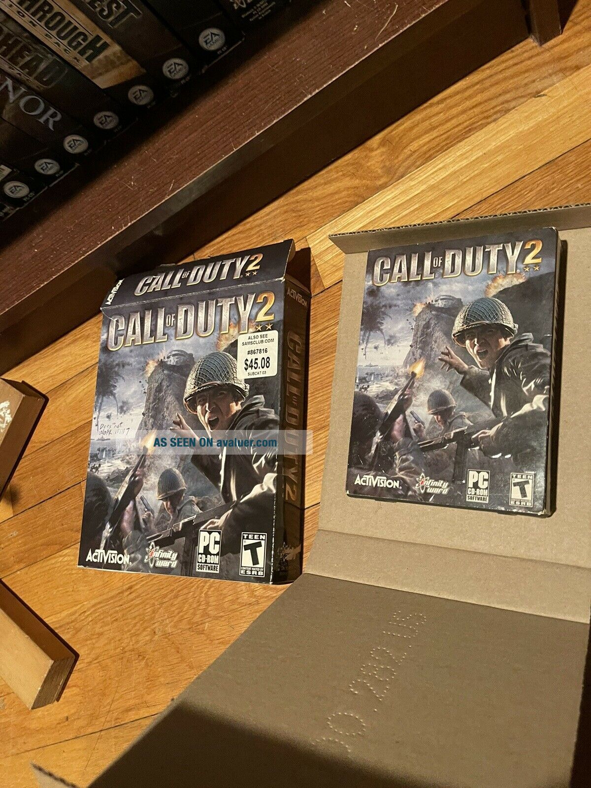 Call Of Duty 2 (PC, 2005) Big Box PC Computer Game Rare Sam’s Club ...